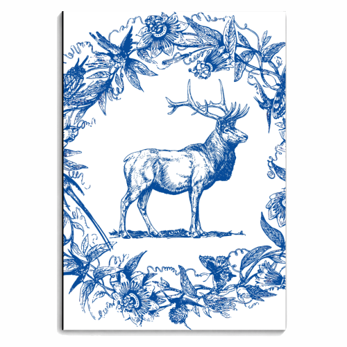 Wild Willow | Stag - personalised A4, A5, A6 notebook by Wallace Elizabeth