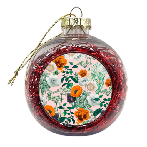 Wildflowers - xmas bauble by Uma Prabhakar Gokhale