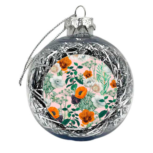 Wildflowers - xmas bauble by Uma Prabhakar Gokhale