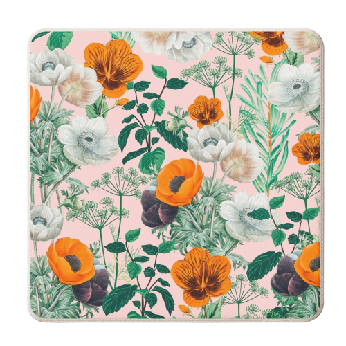 Wildflowers - personalised beer coaster by Uma Prabhakar Gokhale