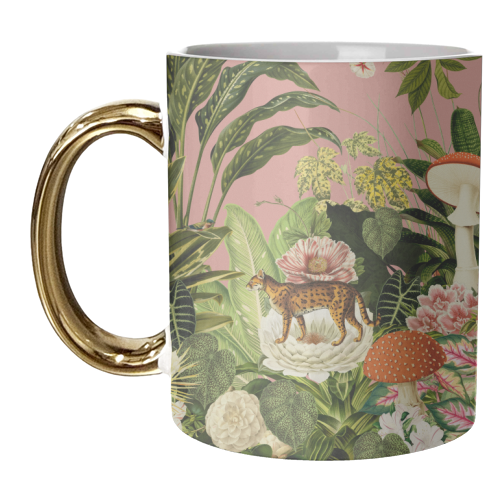 Wildlife Paradise - unique mug by Frida Floral Studio