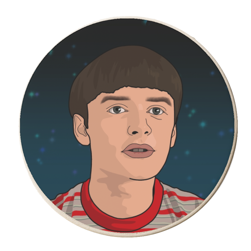 Will print - personalised beer coaster by The Girl Next Draw