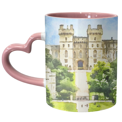 Windsor Castle Watercolour - unique mug by AP