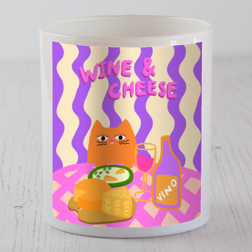 Wine & Cheese Club - scented candle by The Paper Tail