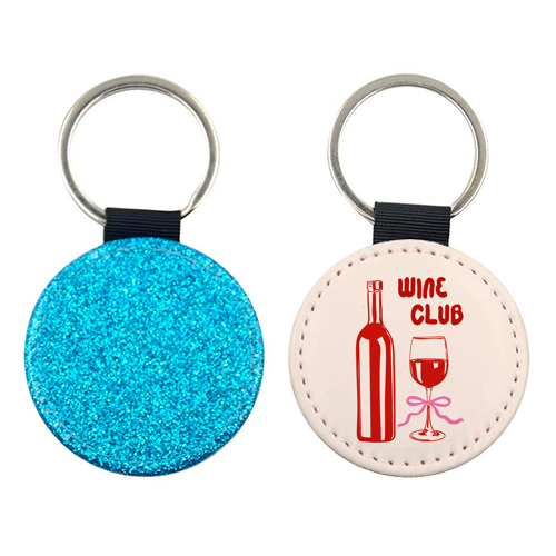 Wine Club Coquette – Romantic Wine Aesthetic - keyring by EZbie