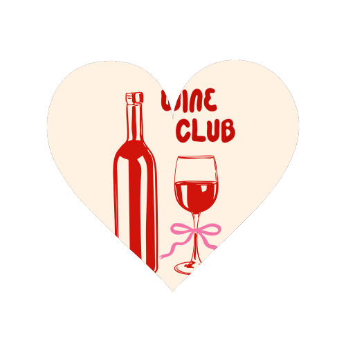 Wine Club Coquette – Romantic Wine Aesthetic - Magnet by EZbie