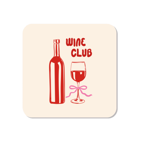 Wine Club Coquette – Romantic Wine Aesthetic - Magnet by EZbie