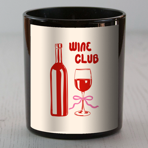 Wine Club Coquette – Romantic Wine Aesthetic - scented candle by EZbie