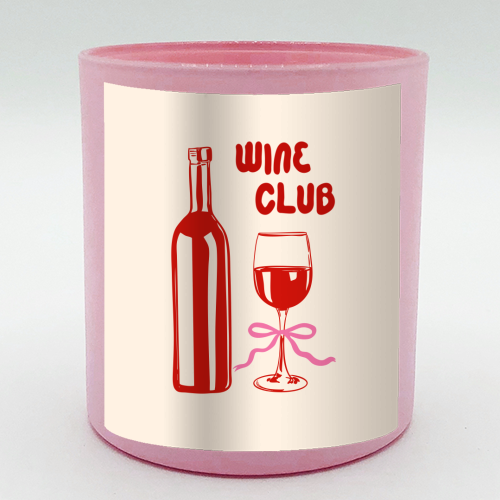 Wine Club Coquette – Romantic Wine Aesthetic - scented candle by EZbie