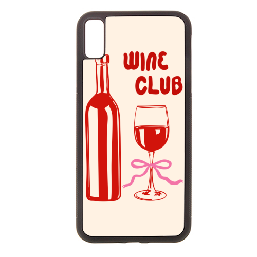 Wine Club Coquette – Romantic Wine Aesthetic - stylish phone case by EZbie