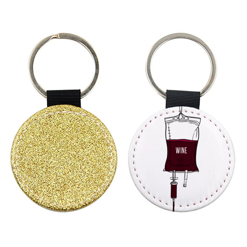 Wine Drip - keyring by Adam Regester