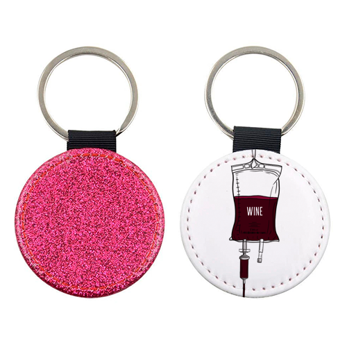Wine Drip - keyring by Adam Regester