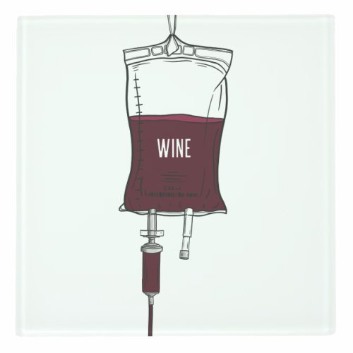 Wine Drip - personalised beer coaster by Adam Regester