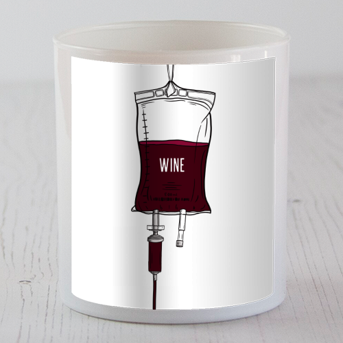 Wine Drip - scented candle by Adam Regester