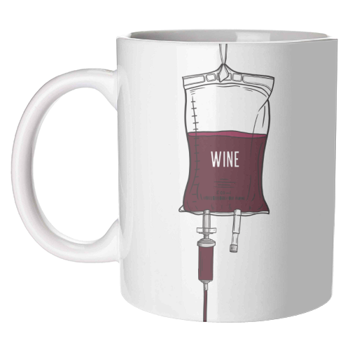 Wine Drip - unique mug by Adam Regester