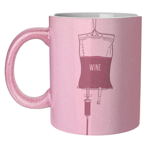Wine Drip - unique mug by Adam Regester