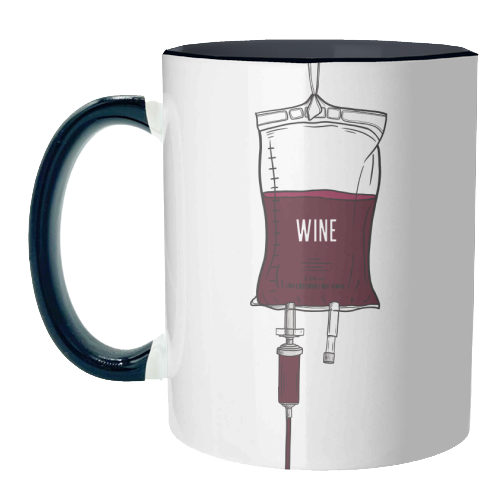 Wine Drip - unique mug by Adam Regester