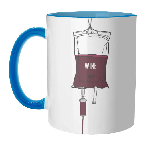 Wine Drip - unique mug by Adam Regester