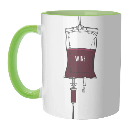 Wine Drip - unique mug by Adam Regester