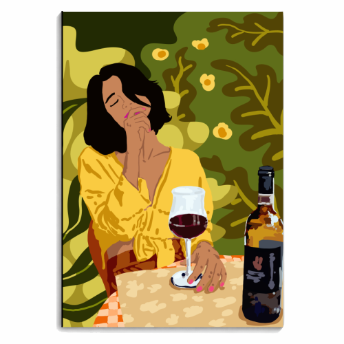 Wine Is The Answer..What Was The Question - personalised A4, A5, A6 notebook by Uma Prabhakar Gokhale