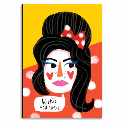 WINE YOU SAY - personalised A4, A5, A6 notebook by Nichola Cowdery