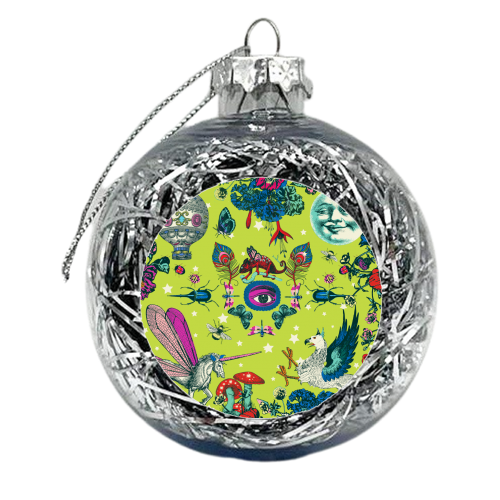 Winged Beasts - xmas bauble by Wallace Elizabeth