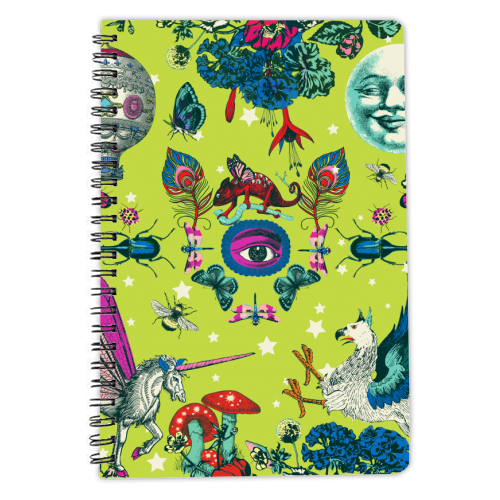 Winged Beasts - personalised A4, A5, A6 notebook by Wallace Elizabeth