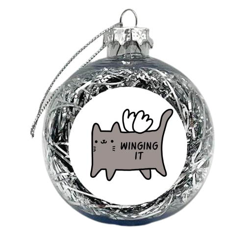 Winging It - xmas bauble by Mombi & Ted