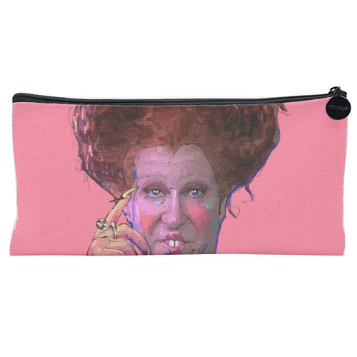 Wini Glare - flat pencil case by Beverley Rae