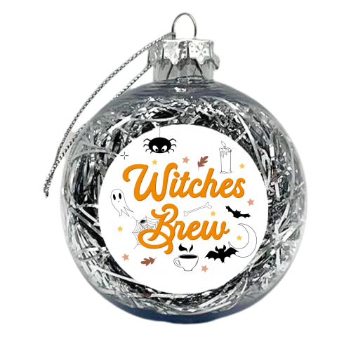 Witches brew Halloween print - xmas bauble by The Girl Next Draw