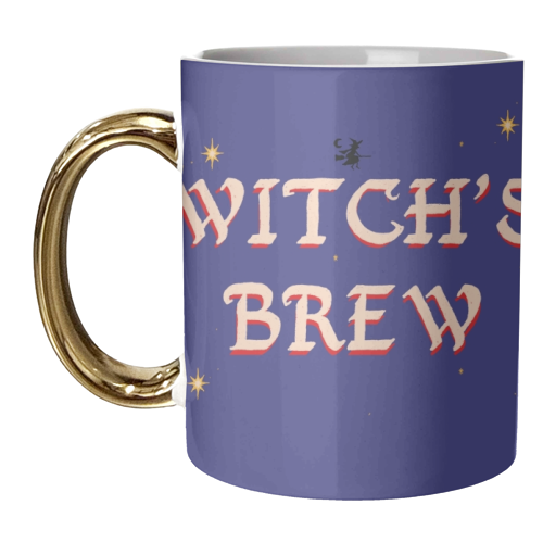 Witch's Brew - Halloween Collection - unique mug by charlotte blunden