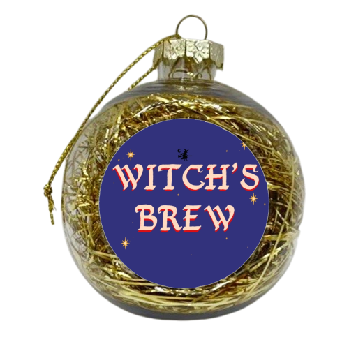 Witch's Brew - Halloween Collection - xmas bauble by charlotte blunden