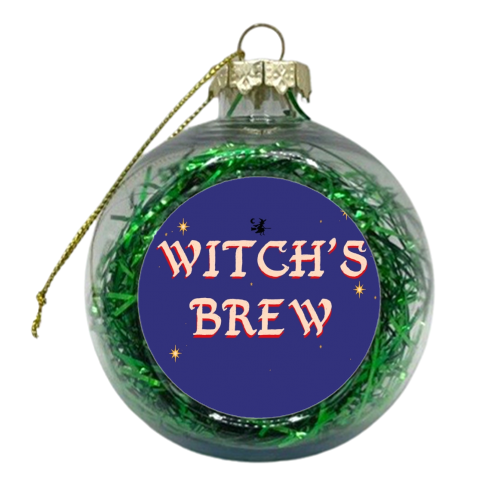 Witch's Brew - Halloween Collection - xmas bauble by charlotte blunden