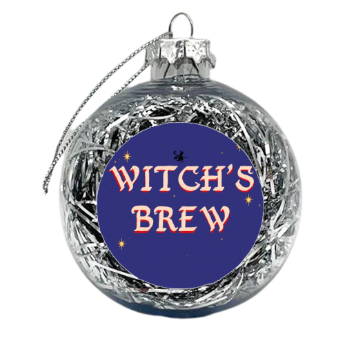 Witch's Brew - Halloween Collection - xmas bauble by charlotte blunden