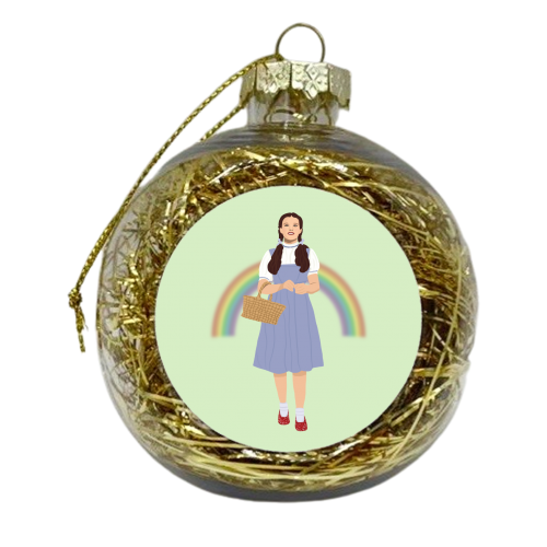 Wizard of Oz - xmas bauble by Rock and Rose Creative