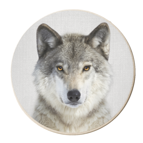 Wolf - personalised beer coaster by Gal Design
