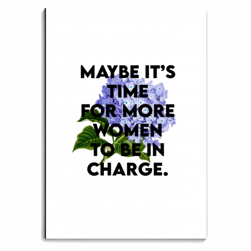 WOMEN IN CHARGE - personalised A4, A5, A6 notebook by Wallace Elizabeth