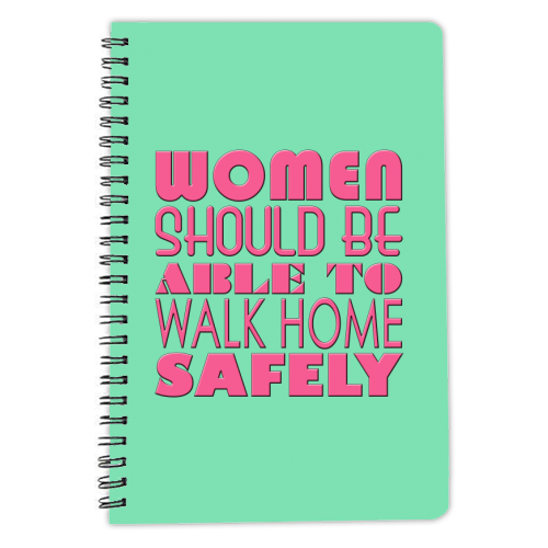 Women - personalised A4, A5, A6 notebook by Kitty & Rex Designs