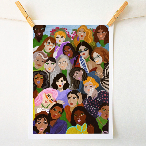 Women's Day - A1 - A4 art print by Ana Clerici