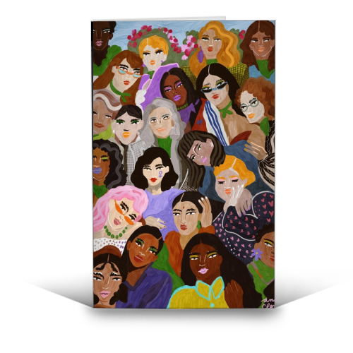 Women's Day - funny greeting card by Ana Clerici