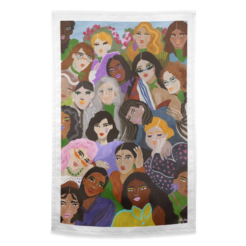 Women's Day - funny tea towel by Ana Clerici