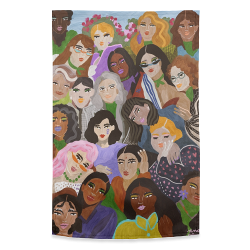 Women's Day - funny tea towel by Ana Clerici