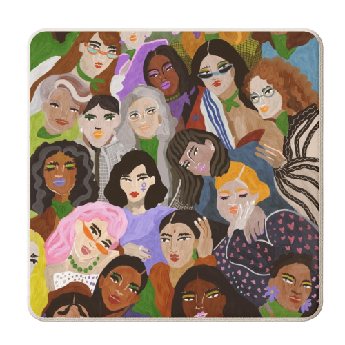 Women's Day - personalised beer coaster by Ana Clerici