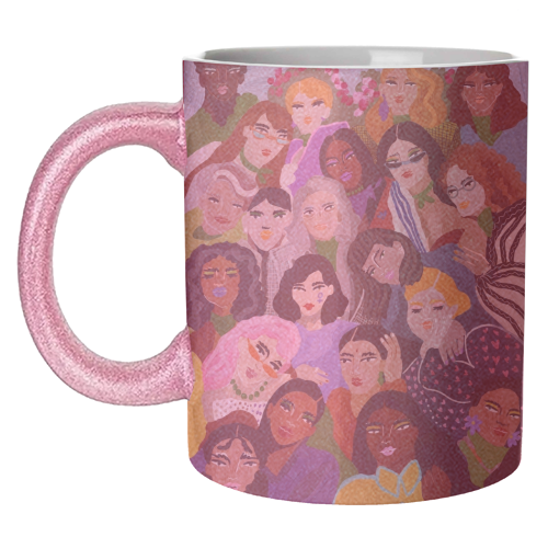 Women's Day - unique mug by Ana Clerici