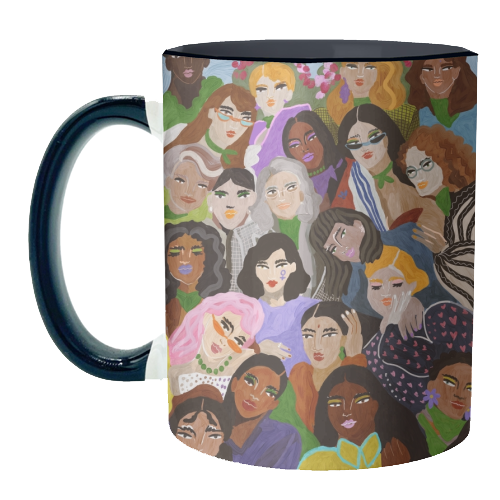 Women's Day - unique mug by Ana Clerici