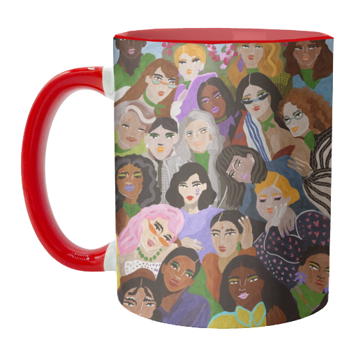 Women's Day - unique mug by Ana Clerici