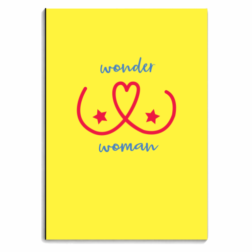 Wonder woman - personalised A4, A5, A6 notebook by The Boy and the Bear