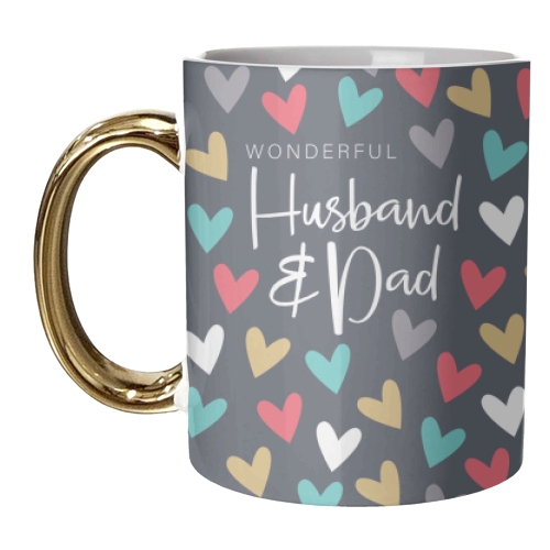 Wonderful Husband & Dad - unique mug by The Boy and the Bear