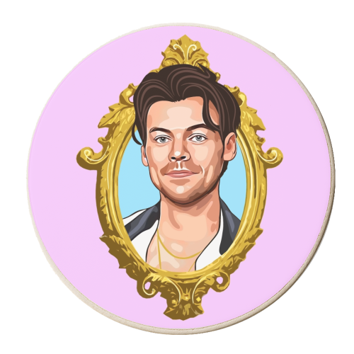 Work of art H - personalised beer coaster by Eloise