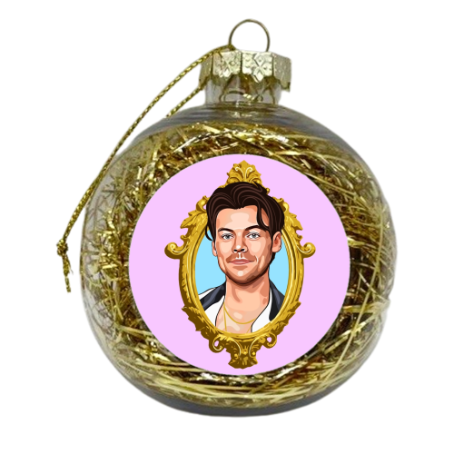 Work of art H - xmas bauble by Eloise